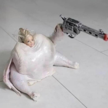 Armored Barbie Chicken